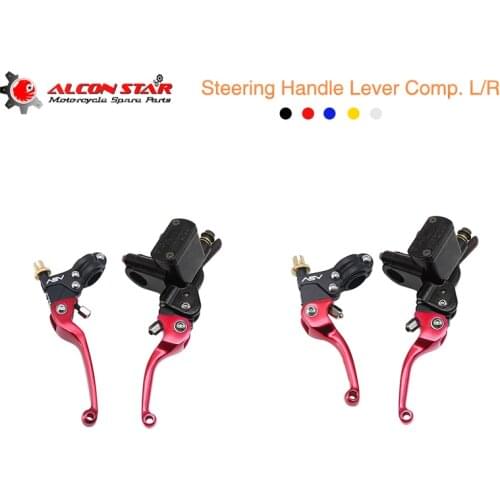 Aclonstar- ASV CNC Folding Brake Lever & Clutch Lever With Front Pump For Motorcycle Dirt Bike Motocross Offroad CRF KLX YZF RMZ