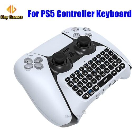 3.5mm Wireless Mini Game Keyboard Bluetooth 3.0 Controller Chat Pad for Sony PS5 Gamepad Mount Keypad Game Controller Gamepad