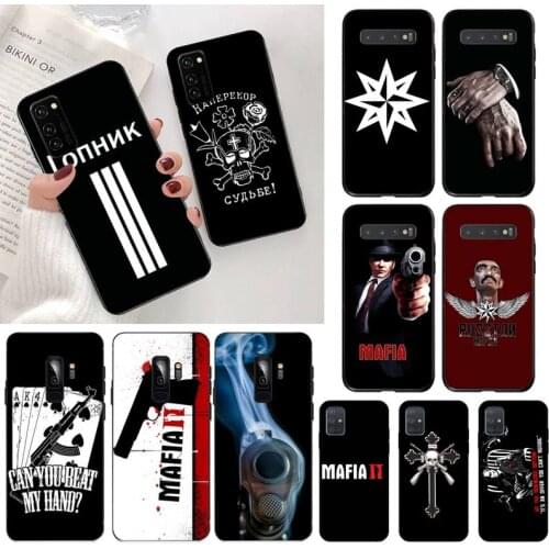 Russian Mafia Art Phone Case for Samsung Galaxy S20 FE plus Ultra S6 S7 edge S8 S9 plus S10 5G lite 2020