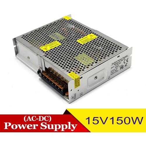 DC15V 10A 150W Power Supply Switch LED Driver Transformers 220V 110V AC-DC 15V Power Source for CCTV Camera Stpper CNC Lighting