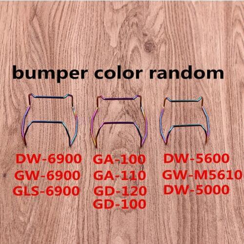 For Casio GA-110/100 GD-120 DW-5600 GLS-5600 DW-5000 GW-6900 DW-6900 siete colores acero parachoques de acero inoxidable