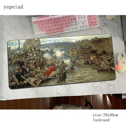 Painting by John Martin mouse pad 800x300x4mm mats New arrival Computer mouse mat gaming thick mousepad keyboard games pc gamer