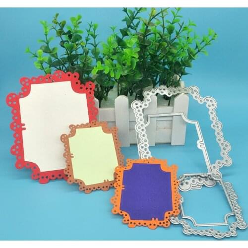 Lace 8-corner double-layer photo album metal cutting mold, scrapbook, photo album decoration, DIY, handmade art