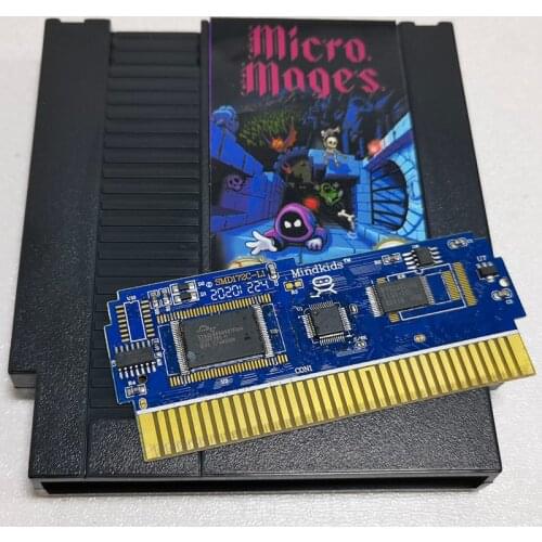 Micro Mages Nes Card For 72 Pin 8 Bit Game Player
