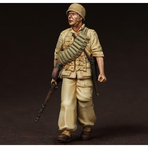 1/35 Resin Model figure GK Soldier soldier Brigade Ramcke El Alamein WWII Military theme Unassembled and unpainted kit