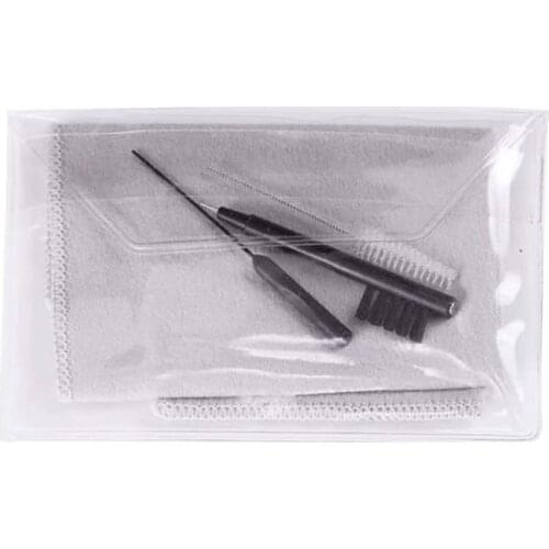 Hearing Aids Cleaning Kit Microfiber Cloth Vent Cleaner Tube Cleaning Brush