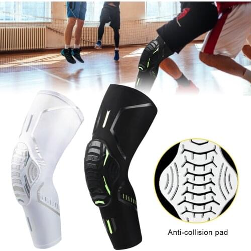 Sports Crashproof Knee Pad Elbow Brace Compression Arm Leg Sleeves Protectors Outdoor Basketball Football Bicycle Support Guard