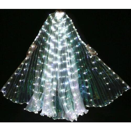 New design LED Bellydance Isis Wings Popular Belly Dance Accessory LED Wings Sexy Stage Show Props Wings Hot-Sale