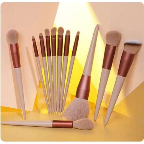 Professional 13pcs Make-up Brush Set Beauty Powder Make Up Brush Natural Hair Foundation Power Concealer Cosmetic Brush