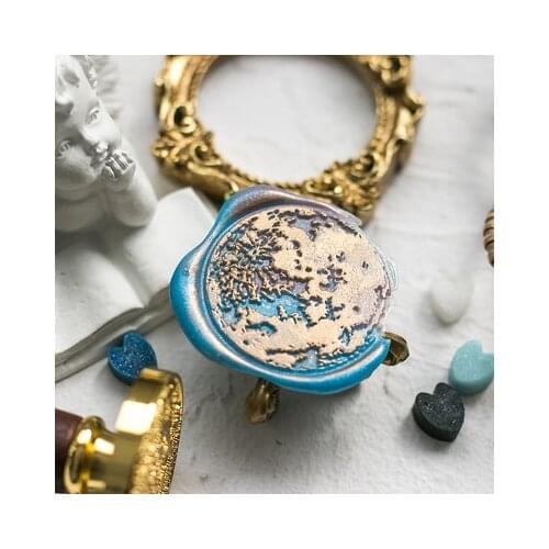 Moon book shape Sewing Machine Special-shaped Wax Seal StampFire Lacquer Seal Head Wedding Greeting Card Wax Seal