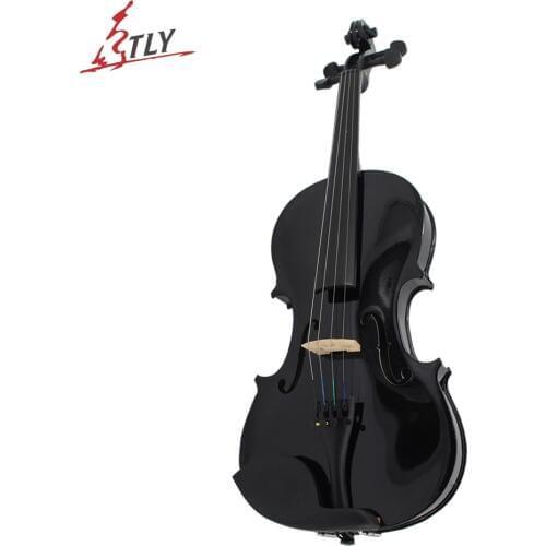 TONGLING High Quality Student Beginner Black Violin 4/4 Violino Fiddle w/ Case Bow Rosin Full Set Accessories Free Shipping