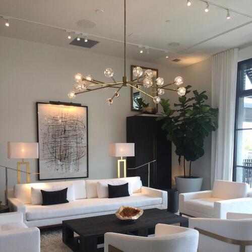 Modern magic beans DNA Lustres pendant light industrial Modo Jason miller lamps Nordic Art Deco glass ball MOD hanging lighting