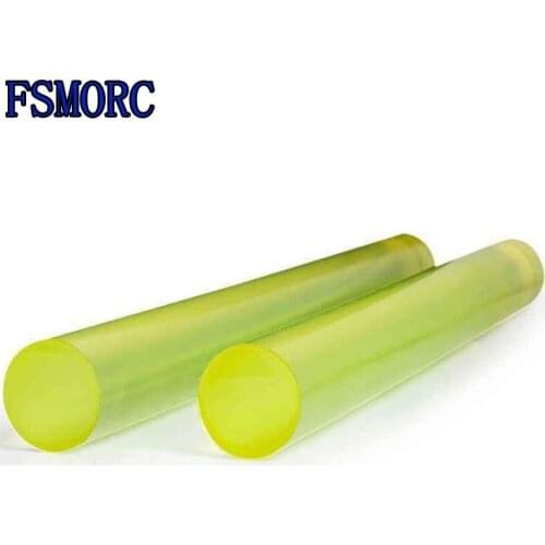 High quality yellow polyurethane rod Construction Machinery PU plastic rod 60mm-120mm Outside Diameter Polyurethane bar
