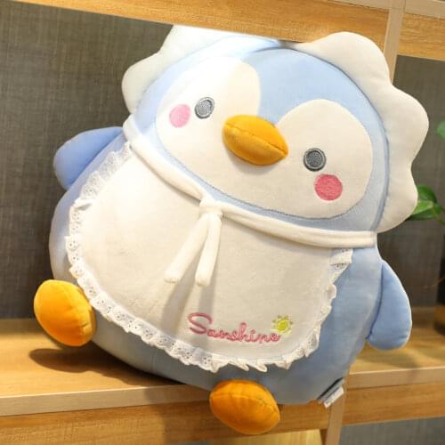 1PC 40cm Fat Kawaii Cook Duck Bear Penguin Piggy Sea Lion Plush Pillow Toys Soft Stuffed Animal Doll Chair Cushion High Quality