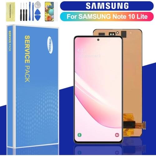 100% Test Screen for Samsung Galaxy Note 10 Lite Lcd Display Touch Screen Digitizer Assembly For Samsung Note10 Lite N770