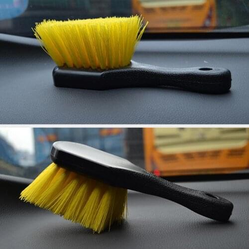 75% Dropshipping!!Special Feathered Split End Soft Hair Scratch-Free Short Handle Wheel Tire Brush