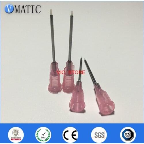 Free Shipping 25G 1 Inch TEF Lined Luer Lock Glue Dispensing Needle Tip