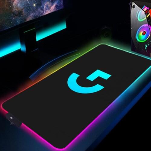 Large RGB Mouse Pad Gaming Accessories Mouse Mat Logitech G Keyboard Pad Table Carpet Mousepad 900x400 For Computer Laptop Pad