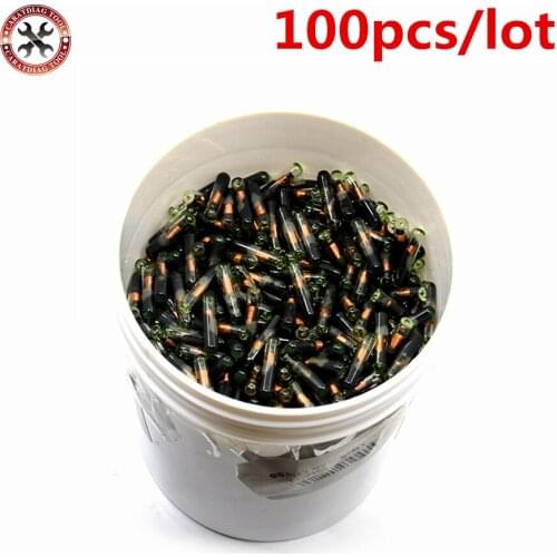 100pcs Car Transponder Chip Blank OEM ID-48 Transponder Chip Glass ID 48 Unlock Chip For VW For Audi Car Key Chip