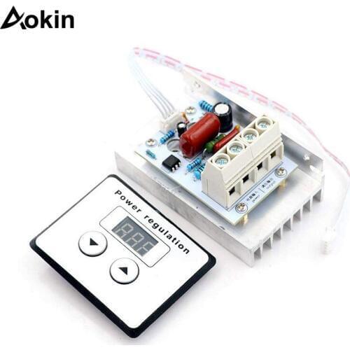 Dimmers Thermostat 10000w Digital Voltage Regulator Dimmer Thermostat 80a Controller Potential Drop Emf Governor Electromotive