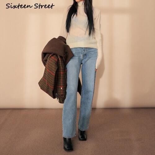 Baggy Jeans Women Pants Female High Waist Wide Leg Y2K Pants Aesthetic Vintage Jeans Female Denim Fashion Boyfriend Style 2021