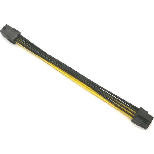 Angitu 100pcs/lot PCI-E 6Pin to PCIe 8Pin Power Adapter Cable