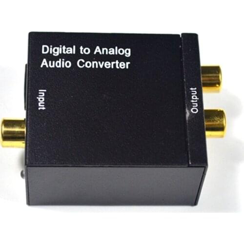 DC5V mini HIFI fever Fiber coaxial input DAC audio decoder Digital to analog auido Converter 192Khz 24 bit