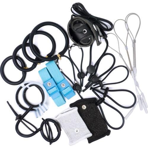 Adult Diary Electric Shock Penis Ring Electro Penis Stimulation Cock Rings Erotic Sex Toys For Men Adult Products Accessories