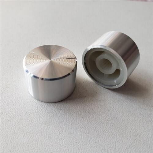 12pcs aluminum plastic cap knob potentiometer knob Smooth 20*13*6mm O shaft potentiometer cap car knob switch cap Encoder