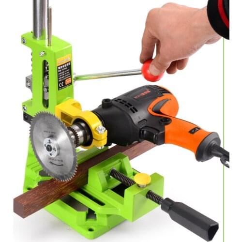 BG-6116 new electric drill bracket high precision electric drill variable bench drill bracket can rotate 360 degrees cast iron v