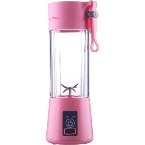 Portable 380ml Rechargeable USB Electric Juicer Cup Ice Blender BPA-Free