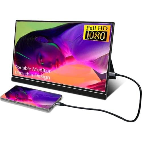 13.3 inch 4k portable monitor full HD with Type-C USB HDMI for expand mobile PC laptop game office second screen