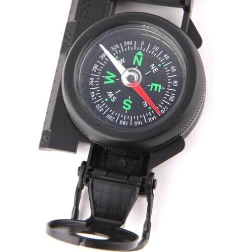 Portable Folding Military Tactical Compass Kids Toys Teaching Compass Camping Climbing Outdoor Tool