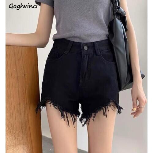 Shorts Women Loose Personalized Tassel Denim Trousers Womens Sexy Short New Style All-match Chic Ins Wide Leg Bottoms Fashion