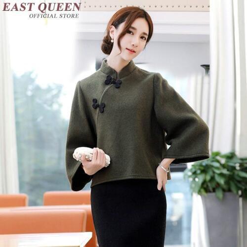 Cheongsam top qipao traditional cheongsam tops traditional chinese clothing for women long sleeve tops AA2996 Y