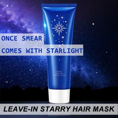 Leave-in Starry Hair Mask No Shampoo Mask Conditioner Improve Frizz Repair Dryness Moisturizing and Supple Hair Starry Hair Mask