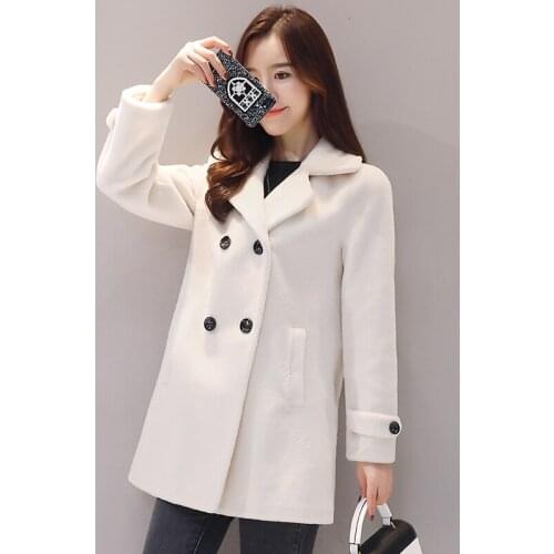 Womens Fur Coat Real Wool Jackets Sheep Shearling Coats 2020 New Autumn Winter Jacket Women Long Trench Female S909