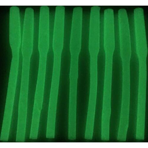 10Pcs*Night Fishing Silicone Luminous Sleeve Tube Glow Rod Tip Rig AntiTangle sleeve Hook Lure Tube Carp fishing lure making DIY