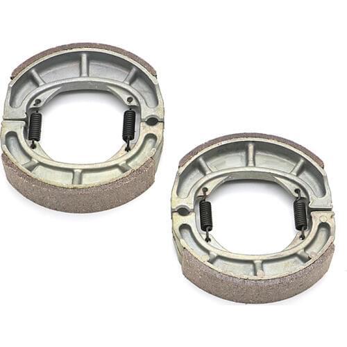 2 Set Front Brake Shoes w/ Springs For Suzuki LT160E 89-92 LTF160 LT-F160 90-03 LT160 Quadsport 160 2003 2004 ATV Brakes Shoes