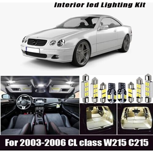 6x LED reverse bulb + parking lamp external light kit For 2003-2006 Mercedes Benz CL class W215 C215 coupe CL500 CL600 CL55AMG