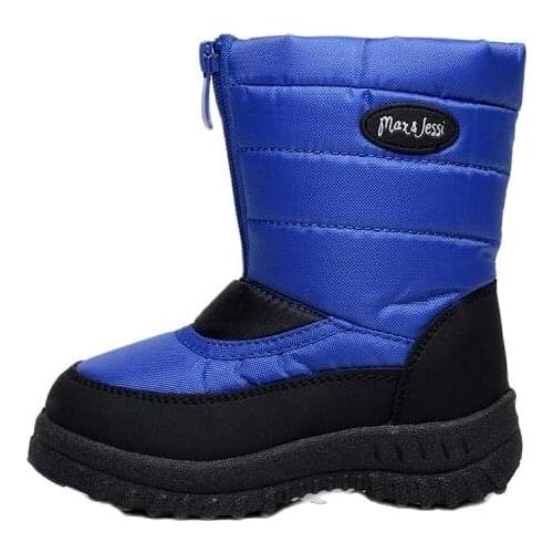 Children Shoes Male Baby Snow Boots With Wool Tthermal Slip-resistant Waterproof Boy Boots Fashion Kids Shoe In Winter