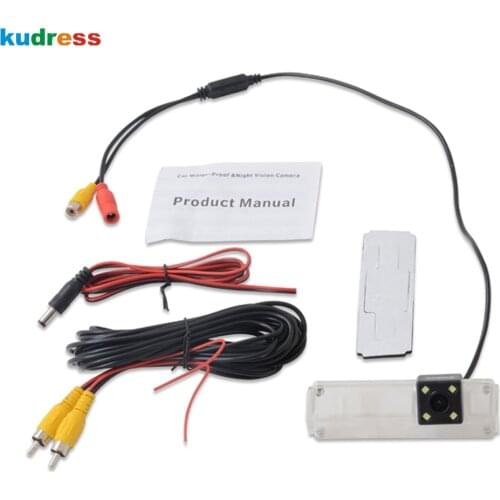 For Mitsubishi Pajero Sport Pajero Dark 2008-2013 2014 2015 Car Rear View Camera HD CCD 4 LEDs Night Vision Parking Assistance