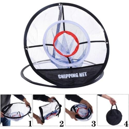 Golf Mat and Portable Chipping Net Combo for Golf Training