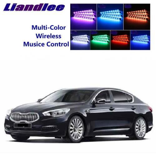 Liandlee Car Neon Color-Changing Light of Atmibient Inside Footwell Light For KIA K9 2018-2019