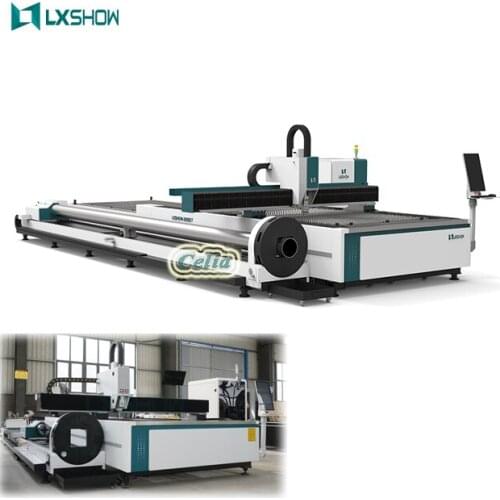 Metal tube and plate fiber laser cutting machine with rotary axis aluminum Laser Cutting Machine In Pakistan For Sale