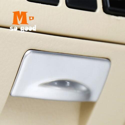 Matte For Toyota Highlander Kluger Car Master Driver Storage Box Handle Switch Frame Panel Cover Trim Accessories 2014 to 2018