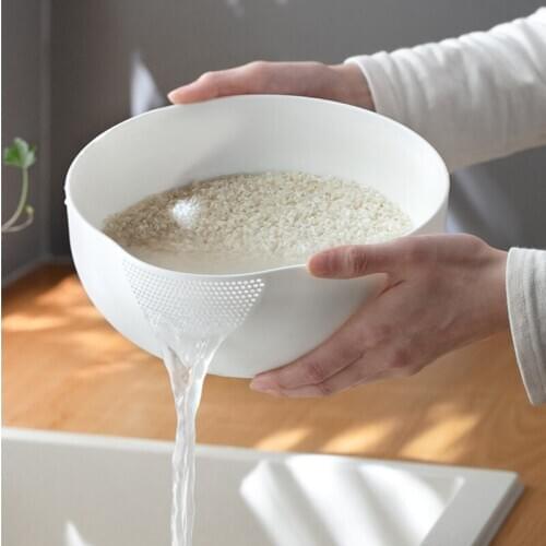 Wholesale Vegetable Fruit Washing Bowl Multi Functional Kitchen Plastic Water Drain Baskets