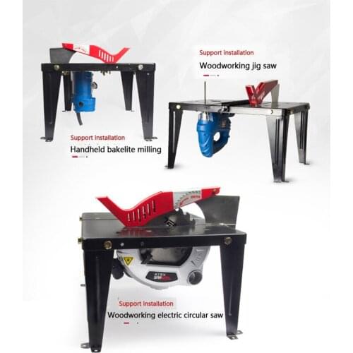 Multifunctional Portable Saw Table Small Home Decoration Electric Circular Saw Flip Saw Table Woodworking Workbench