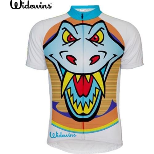 Snake slide Team Men Summer Cycling Jersey blue monster Outdoor Sports Clothing Jacket Bike T-Shirts Tops 5739