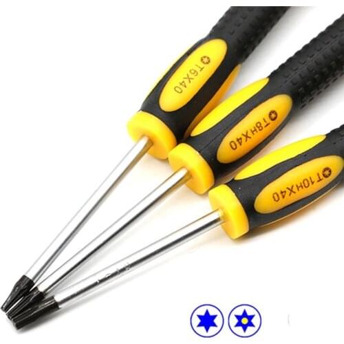 Set of 3 T6 T8 T10 Torx Repair Screwdriver Set for Xbox One Xbox 360 Controller and PS3 PS4 Security Screw Driver Tool